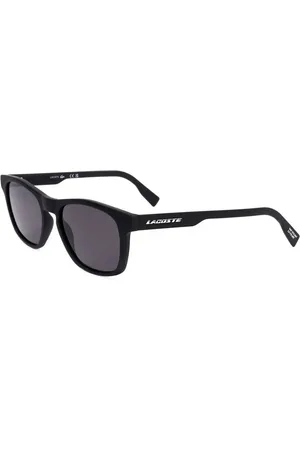 Lacoste Schwarze Rechteckige Knochen-sonnenbrille für Herren - One Size