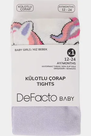 DeFacto Nahtlose Baumwollstrumpfhose Für Babys Und Mädchen für Damen - 2–3 Jahre
