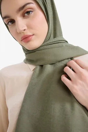 DeFacto Jacquard-hijab-schal für Damen - Einheitsgröße