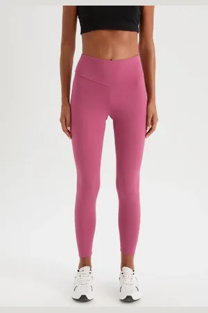 DeFacto Passform Mit Hoher Taille, Tailliert, Flexibel, Basic, Einfarbig, Sportler-leggings B4147ax25sp für Damen - L