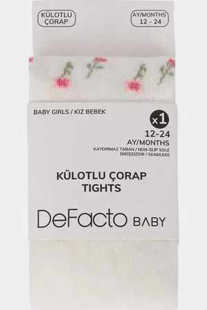 DeFacto Nahtlose Baumwollstrumpfhose Für Babys Und Mädchen für Damen - 6–12 Monate