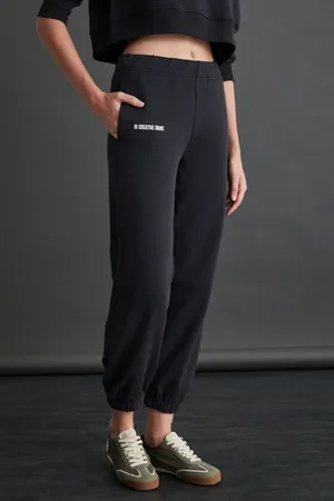Grimelange Rhyne Jogginghose Mit Elastischem Bein In Dunklem Anthrazit für Damen - XL