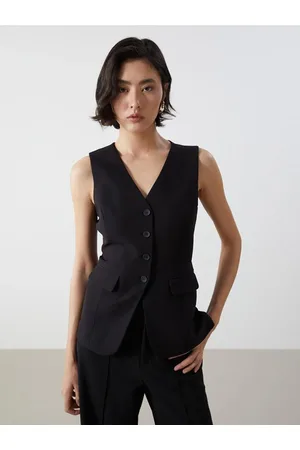 LC Waikiki Lcw Vision Klassikerweste Mit V-ausschnitt für Damen - S