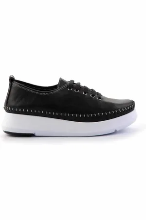 Disney Schwarze Freizeitschuhe Aus Echtem Leder K 01908005203 für Herren - 40