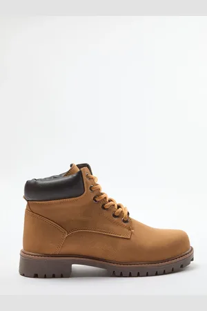 Trendyol Flache Kamelstiefel Zum Schnüren Takaw25bo00042 für Herren - 40