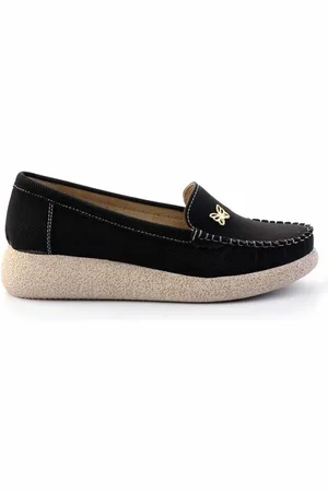 Disney Schwarze Nubuk-loafer-schuhe K 01823016001 für Damen - 36
