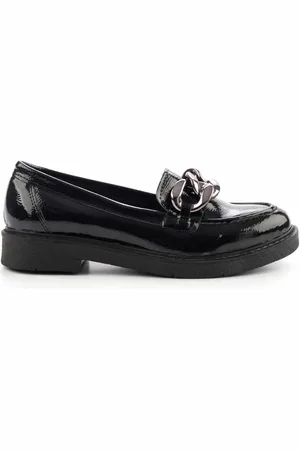 Disney Schwarze Loafer-schuhe Aus Faltigem Lackleder K 01257067008 für Damen - 36