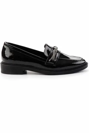 Disney Schwarze Loafer-schuhe Aus Faltigem Lackleder K 01474000808 für Damen - 37