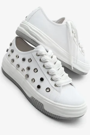 Marjin Sneaker Trock Stapled Lace-up Sneakers für Damen - 40