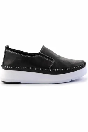 Disney Schwarze Freizeitschuhe Aus Echtem Leder K 01908005803 für Herren - 36