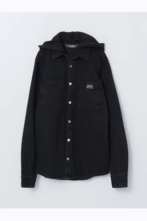 LC Waikiki Lcw Kids Kapuzen-jeanshemd Für Jungen für Herren - 6–7 Jahre