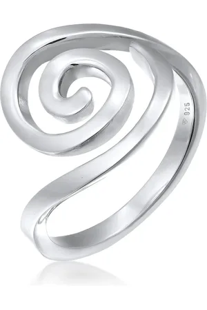 Elli Bio-spiralring – Modernes 925er Silber für Damen - 52