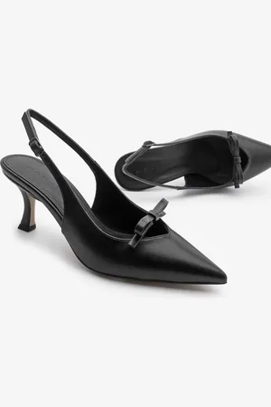Marjin Stiletto-stil Mit Spitzen Zehen Und Schleifen, Details, Offene Zeugnisse, Austomatisations- Und Nutge- -schuhe - 38