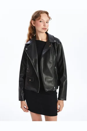 LC Waikiki Jacke In Lederoptik Mit Biker-kragen für Damen - 36