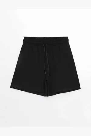 LC Waikiki Xside Active Sportshorts Mit Elastischer Taille In Schwarz für Damen - M