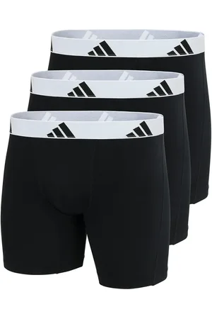 adidas Boxershorts, 3er Pack Boxer Briefs, Active Flex Cotton, Logo für Herren - 2XL
