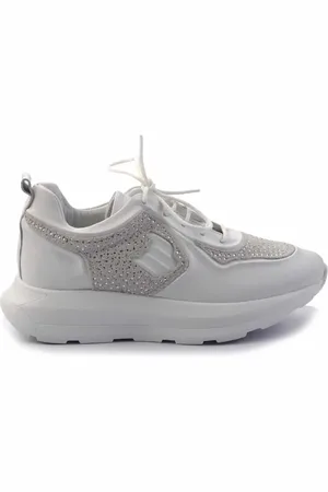 Disney Weißer Sneaker Aus Echtem Leder K 01480111103 für Damen - 36