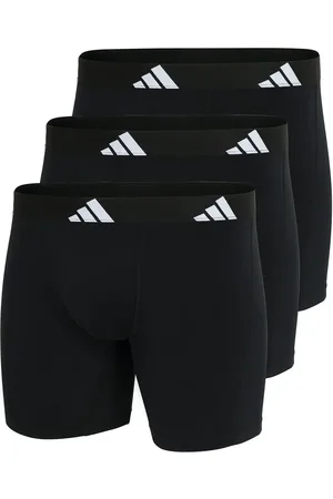 adidas Boxershorts, 3er Pack Boxer Briefs, Active Flex Cotton, Logo für Herren - 2XL