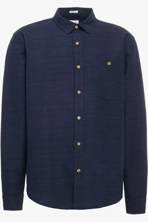 Wrangler Marineblaues Hemd Mit Entspannter Passform für Herren - 2XL