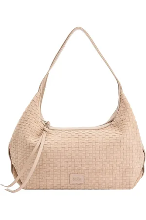 FREDsBRUDER Weave Harmony Schultertasche Leder 40 Cm für Damen - One Size