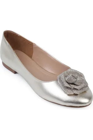 Capone Outfitters Ballerinas Mit Runder Zehenpartie Und Blumenmuster für Damen - 39