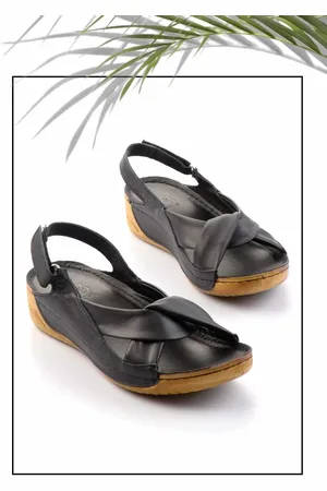 Disney Schwarze Sandalen Aus Echtem Leder K 05331022503 für Damen - 38