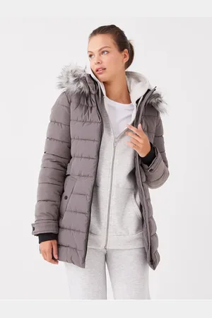 LC Waikiki Puffer-kapuzenmantel für Damen - XS