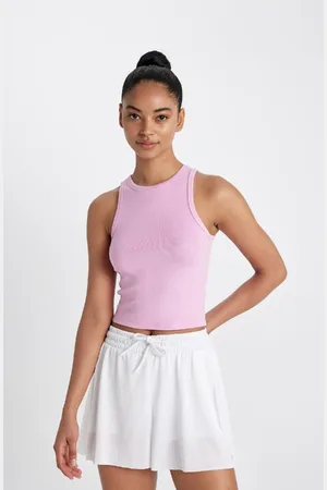 DeFacto Fit Modal Athlete Rundhalsausschnitt für Damen - L