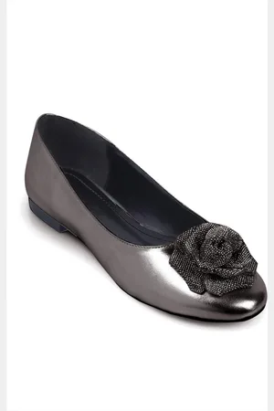 Capone Outfitters Ballerinas Mit Runder Zehenpartie Und Blumenmuster für Damen - 38