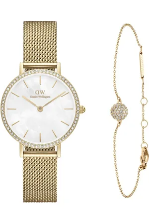 Daniel Wellington Petite Kadın Saat Ve Bileklik Hediye Seti Dw00590021 für Damen - One Size