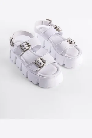 Capone Outfitters Sandalen Mit Keilabsatz Und Doppelter Riemenschnalle für Damen - 37