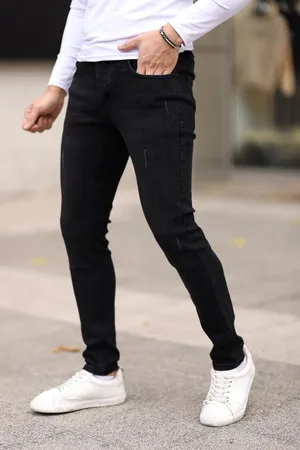 Trendyol Schwarze Jeans-jeanshose Aus Stretch-stoff Mit Schmaler Passform für Herren - 31