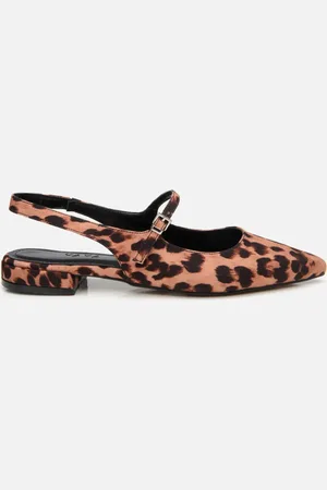 YAYA Hellbraune Ballerinas Mit Leopardenmuster – 01ayy 308040 A379 für Damen - 37