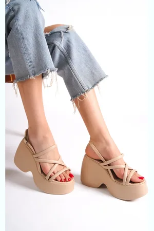 Capone Outfitters Sandalen Mit Hoher Polsterung Und Knöchelriemen für Damen - 39