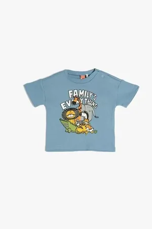 Koton Babykleidung T-shirt Für Jungen 3smb10153tk für Herren - 9-12