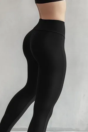Trendyol Schwarze, Elastische, Dehnbare Strickleggings Mit Hoher Taille Und Elastischem Bund für Damen - XL