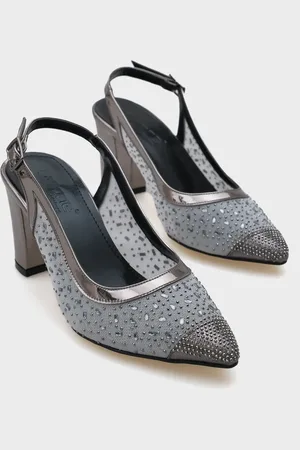 Capone Outfitters Nona 145 Schuhe Mit Offenem Rücken Und Steinabsatz für Damen - 38