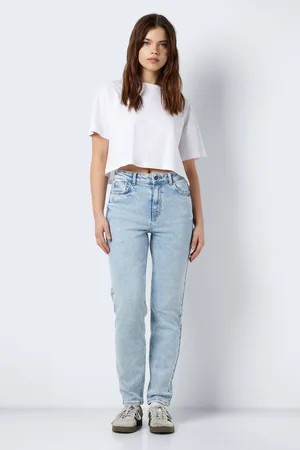 Noisy May Nmmoni Hw St Ank Jeans Az359lb Hoher Taillenschnitt für Damen - 32/30