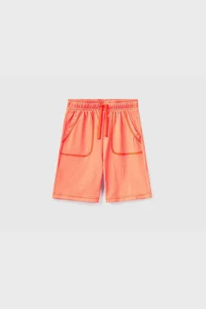 Benetton Shorts Aus Bio-baumwolle Mit Logo-tasche Für Jungen In für Herren - 6–7 Jahre