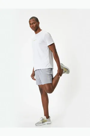 Koton Sportshorts Mit Tasche Mit Spitzen-taillenstreifen-print für Herren - M