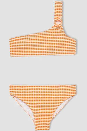DeFacto Karierter Bikini Für Mädchen B7034a824sm für Damen - 11–12 Jahre