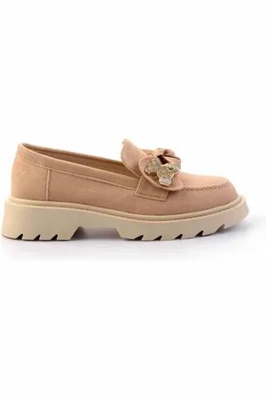 Disney Nude Fabric Loafer Schuhe K 01246170804 für Damen - 40