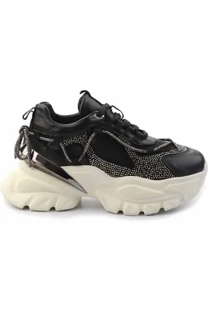 Disney Sneaker K Aus Schwarzem Echtleder 01480004203 für Damen - 37