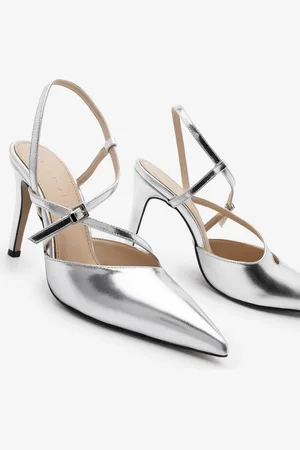 Marjin Silberne Tivo Stiletto-schuhe Mit Offenem Rücken - 36