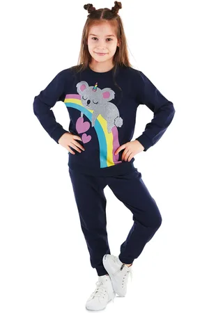 Denokids Glitzernder Winter-trainingsanzug Mit Koala-muster Für Mädchen für Damen - 2 Jahre