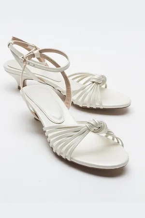LuviShoes Vi̇nd Pearl Skin Sandalen Mit Absatz für Damen - 37