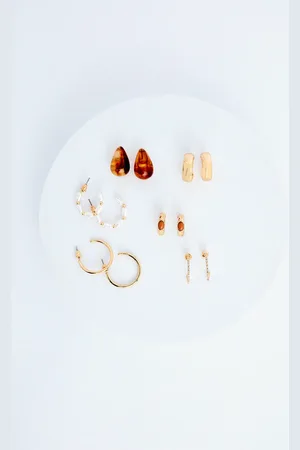 Penti Jenny Gold-ohrring-set für Damen - One Size