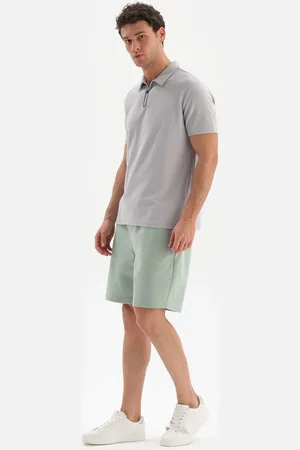 Dagi Mintfarbene Sportshorts für Herren - M