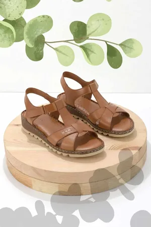 Disney Braune Sandalen Aus Echtem Leder K 05907200003 für Damen - 36
