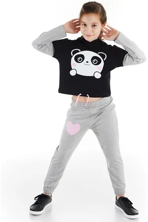 Denokids Little Panda Mädchen-trainingsanzug-set für Damen - 4 Jahre alt